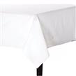 Mantel rectangular liso blanco